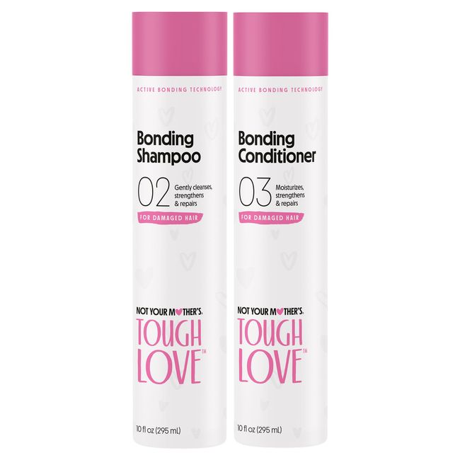 Not Your Mother's Tough Love Shampoo & Conditioner (2-Pack) - 10 fl oz - Helps Strengthen Hair, Repair Hair, and Condition Damaged Hair