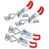 WANGCL 4PCS Lever Latch Latch Box Toggle Clamp Lever Ladder Clamps For Boxes Cupboard Drawer Door Window Adjustable Toggle Clamp Quick Release Pull Latch