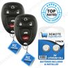 2 For 15912860 Buick Lucerne 2006 2007 2008 2009 2010 2011 Remote Entry Keyless