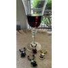 Handmade Potter Wizard Themed Beaded Wine Glass/Stemware Charms/Markers 4Set