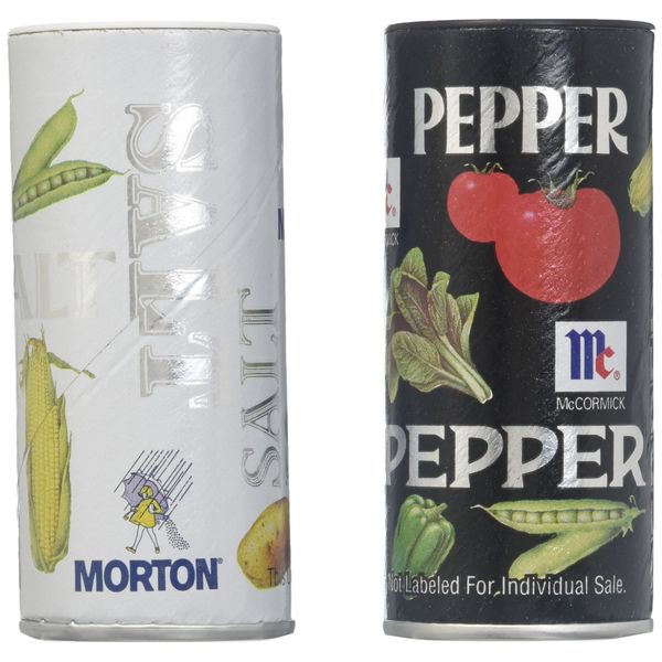 Morton Salt & Pepper Shakers