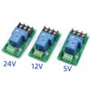 Hailege 2pcs 24V 30A One Channel Optocoupler Isolation Relay Module Support High and Low Trigger 24V