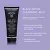 Apivita Black Detox Cleanser Jelly Face & Eyes 150 ml - Face Cleanser & Makeup Remover - Natural Face Cleansing with Activated Carbon & Propolis - Leaves Fresh Skin