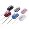 BUFFALO BSMOU27SMBL Wired Optical Mouse Quiet/3-Button/Medium Blue