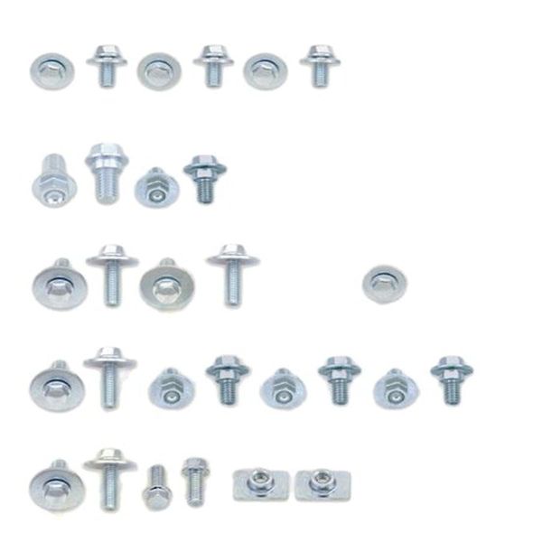 Bolt Motorcycle Hardware Full Plastic Fastener KIT KX