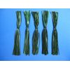 5  Green Chrome silicone skirt replacement material Tab Spinner bait jig