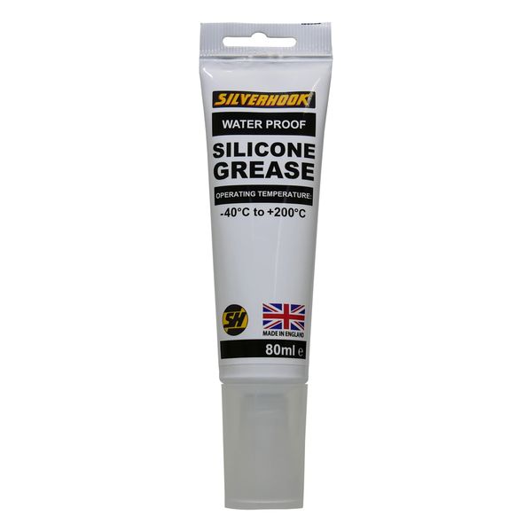 Silverhook Silicone Grease Tube 80ml Multi-Purpose Waterproof Dielectric