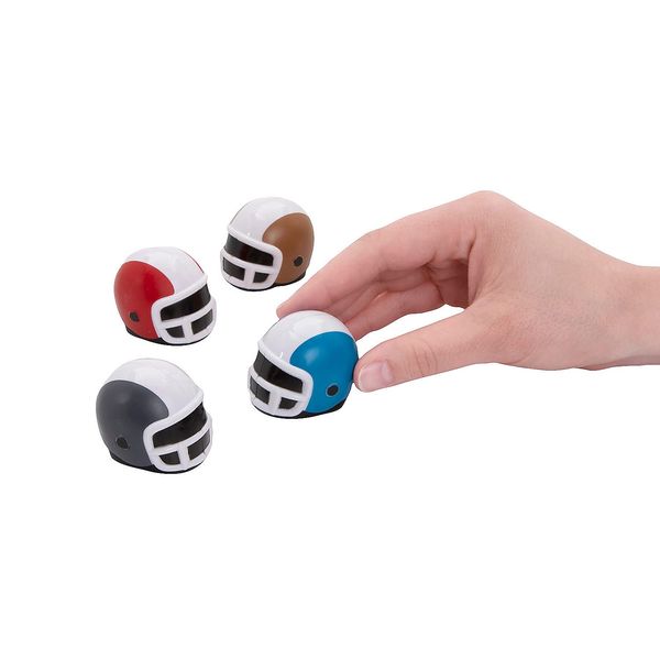 Fun Express Football Helmet Pull-Back Toys, 12 Pieces