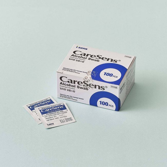 Disposable alcohol swab (alcohol swab) 100 pieces (CareSense 100PCS)