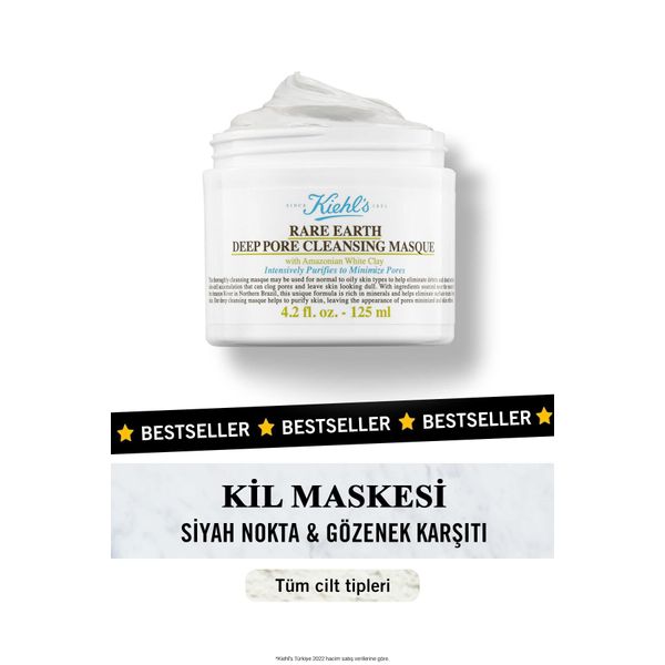 RARE EARTH PORES DEEP SKİN BRİGHTENİNG CLAY MASK 125 ML Yüz Maskesi