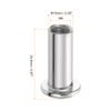 sourcing map M8x22mm Hex Socket Head Insert Nut Screw Post Sleeve Nut for Furniture 20pcs
