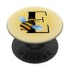 PopSockets Bee Bumblebee Honeybee Personalized Gift Monogram Letter E PopSockets PopGrip: Swappable Grip for Phones & Tablets