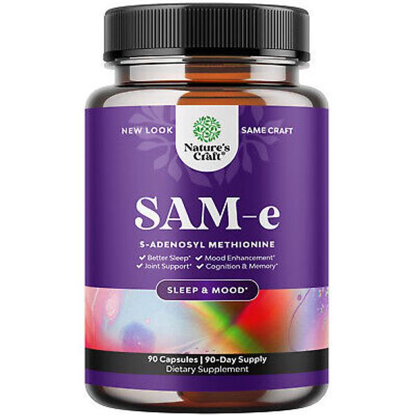 Pure SAM-E Nootropic Brain Supplement - Brain Support with S Adenosyl Methionine