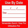 Use by Date Food Stickers, 30mm Square, 200 on Sheets