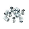 QWORK Universal Threaded Connector Set for 0.75" Diameter Posts - Pack of 25, Precision Designed Post Connectors with 0.67" Diameter x 0.88" Height Dimensions