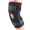 OTC Knee Stabilizer Wrap, Hinged Bars, Neoprene, Black, Small