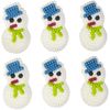 SNOWMAN -ICING DECORATIONS