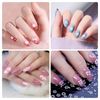 MWOOT 30 Sheets White Flowers Nails Art Sticker Decals,Self-Adhesive Nail Art Tattoo Stickers,Nail Art Supplies for DIY Nail Tips Decoration