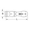 KS Tools 911.8126 Plakettenschaber, 38mm, Rot