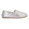 Paez Girls' Original Gum Combi Glitter Espadrilles, Silver 010