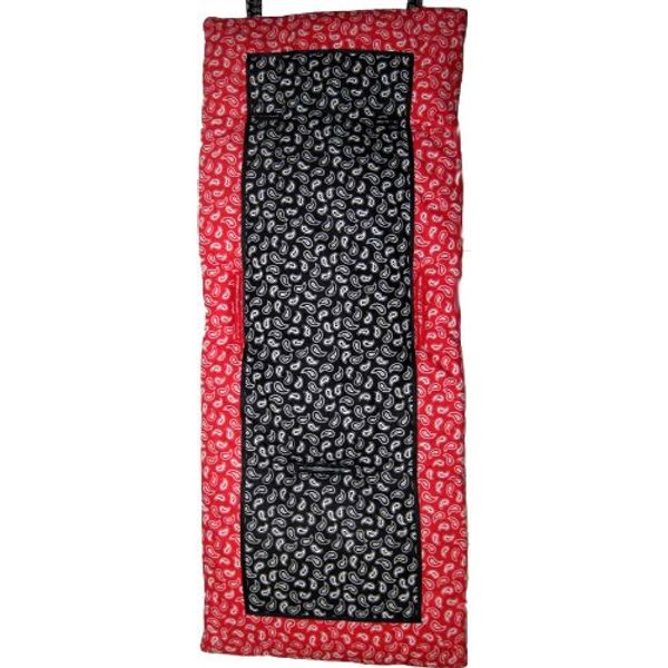 Black & Red Paisley Stroller Liner - Made in USA