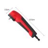 ANCLLO Electric Screwdriver Kits Repair 90 Degree Corner Device Screwdriver Socket Adapter with 10 Drill Bit Sets Right Angle Attachment