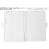 dtab Compact d-02K case notebook type cover direct paste type dog flower illustration 007329