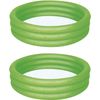 2 x Children's Pool Diameter 152 cm Paddling Pool Swimming Pool