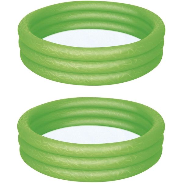 2 x Children's Pool Diameter 152 cm Paddling Pool Swimming Pool