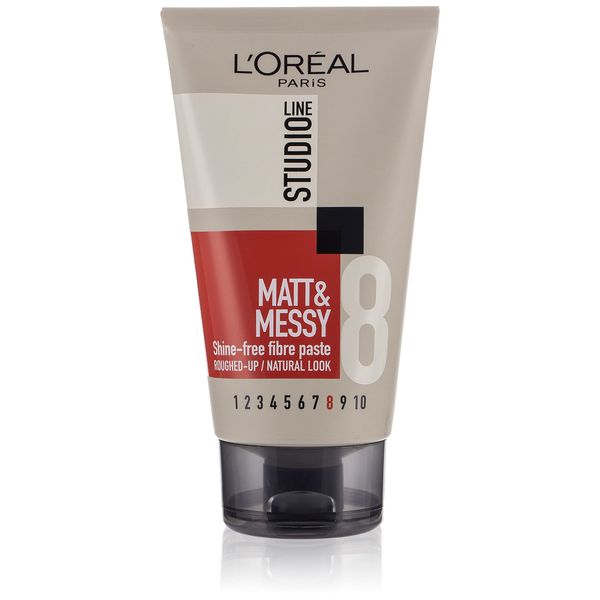 L'Oreal Paris Studio Line Shine-Free Fibre Paste For Matt and Messy Look, 150 ml (Pack of 1)