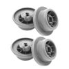 Dishwasher Lower Rack Basket Dishrack Wheel Roller Axle Stud Kit Set of 4