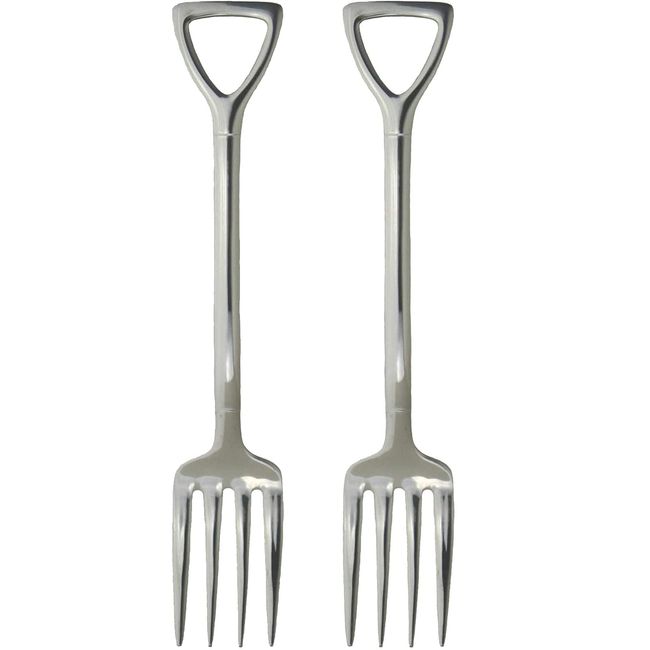 Nagao Tsubamesanjo Country Story Spaghetti Fork Mirror, Set of 2, 6.9 inches (17.6 cm), Made in Japan