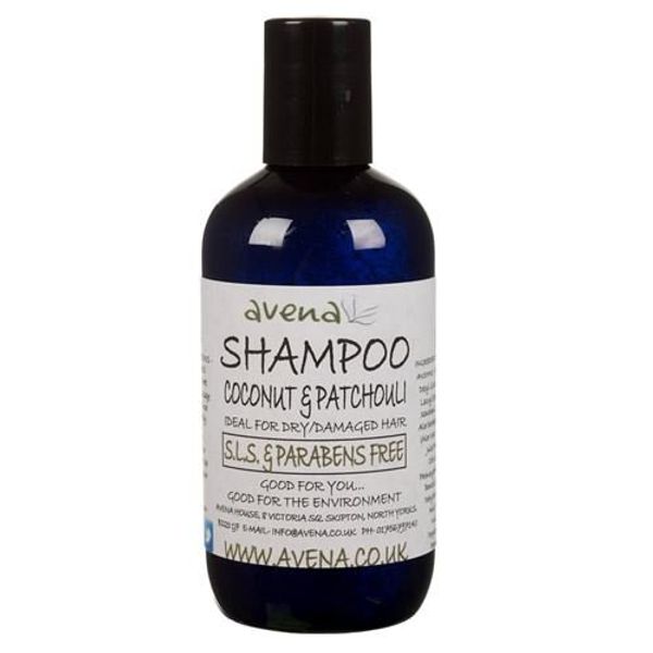 Shampoo with Coconut & Patchouli - SLS & paraben free shampoo - 500ml Bottle