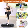 Vibration Plate Exercise Machine Power Waver Vibrate Stand Shake Board Gym Black