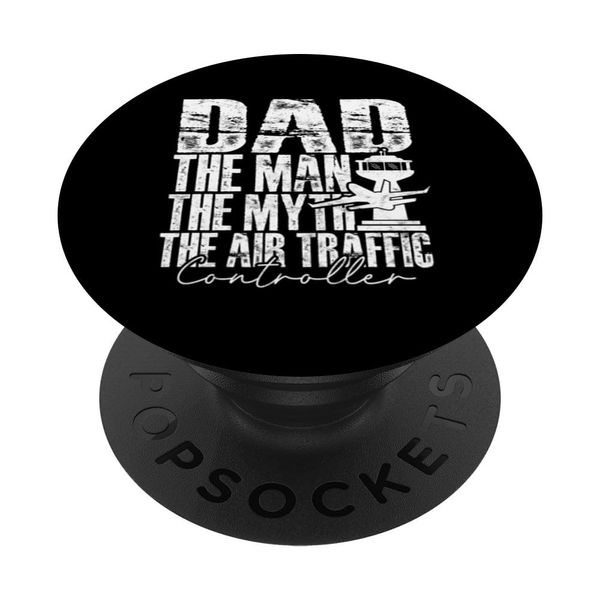 Air Traffic Controller Flight ATC Dad Air Traffic Controller PopSockets Swappable PopGrip