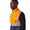 Pro Hi-Vis Full Zip Gilet Arbeitsweste