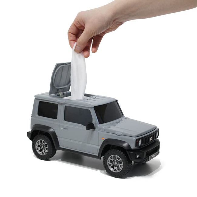 Wet Tissue Case Suzuki Jimny Sierra (Regular Car) Medium Gray