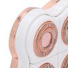 Hair Remover Replacement Head, Rose Gold Plated Replacement Head Convenient Installation Electric Hair Remover Head 360‑degree Floating Blade for Home Use