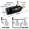 Boost Control Kit 7 Color Mechanical 0-30PSI 52mm Gauge, BLACK MBC Controller