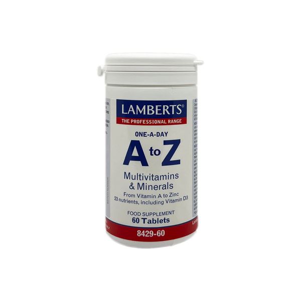 Lamberts A-Z Complete Multivitamin 60 Tablets - Comprehensive Daily Formula