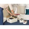 Ribbed Eco-Friendly Open Storage Bins Organizer, X-Large 22 Liter (8 Pack)