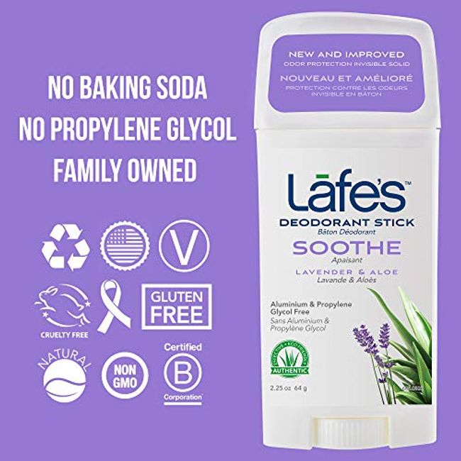 Lafe's Natural Soothe Lavender Deodorant Spray Soothe 8oz