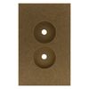 MDF Rectangle Switch Mount Pattress 2Gang