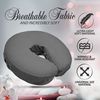 London Linens Microfiber Face Rest Cradle Covers - 4 Pieces (4, Grey)