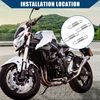 Hihaha 6cm Length Motorcycle Brake Pedal Return Spring /4pcs Silver Tone