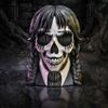 Nemesis Now Dark Glare Skull, Gothic Skeleton Decor, Hand-Painted Bust