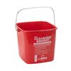 Winco PPL-3R Cleaning Bucket, 3-Quart, Red Sanitizing Solution