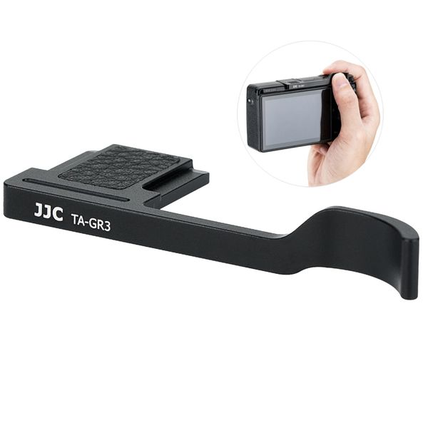 JJC Metal Thumb Grip Thumb Rest Ricoh GR IIIx GR III GR3 GR III HDF GR3 HDF GR IIIx HDF GR IIIx HDF GR3X HDF HDF HDF Digital Camera Easy Installation Enhances Camera Hold