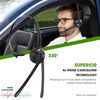 Trucker Bluetooth 5.1 Wireless Headset With Noise Cancelling Mic For Phones PC