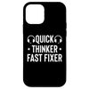 Hülle für iPhone 12 mini Quick Thinker Fast Fixer Tech Support IT Hotline